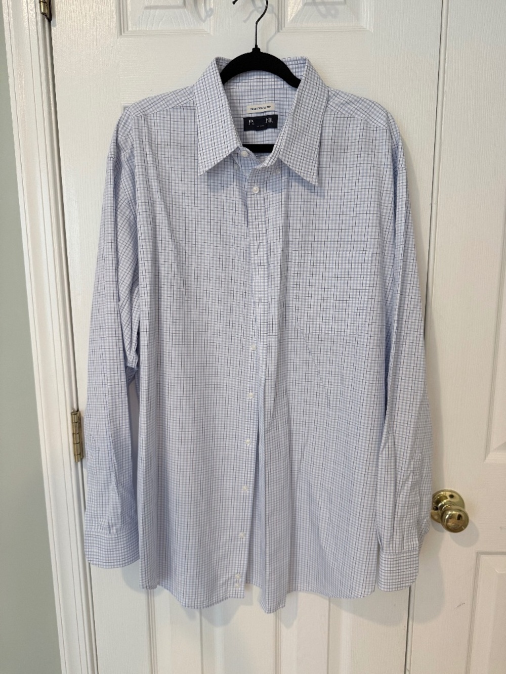 Jos A Bank Traditional Fit Dress Shirt Neck Size 18